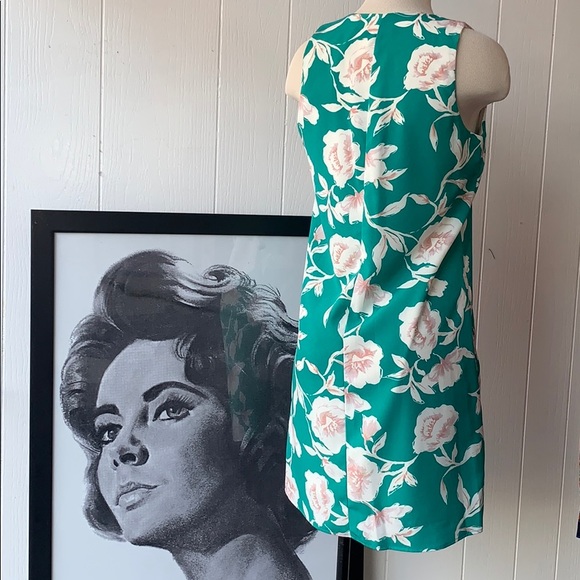 Renee C. Green Floral Dress - Picture 2 of 4